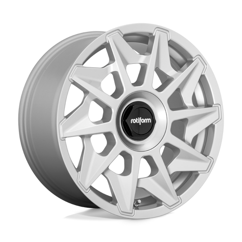 Rotiform 1PC R124 CVT 5X112 18X8.5 +45 GLOSS SILVER