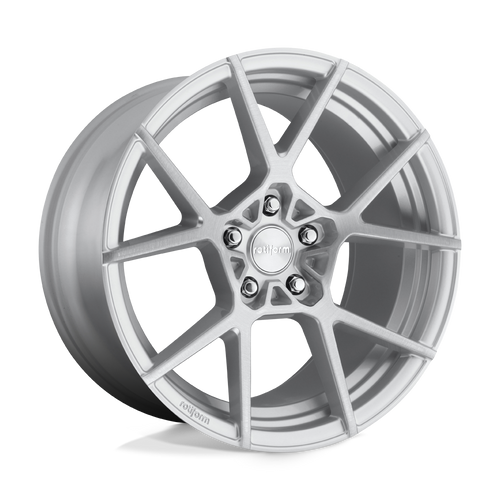 Rotiform 1PC R138 KPS 5X112 18X8.5 +35 GLOSS SILVER BRUSHED