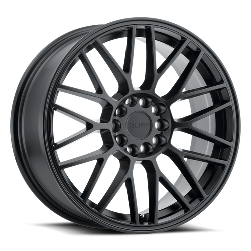 Ruff OVERDRIVE 5X100/5X114.3 18X8 +38 MATTE BLACK