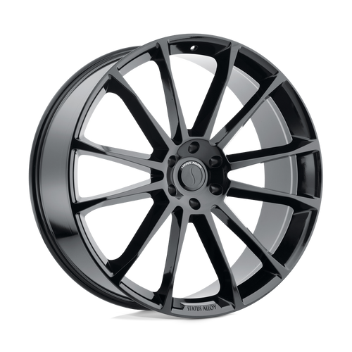 Status GOLIATH 5X127 22X9.5 +25 GLOSS BLACK