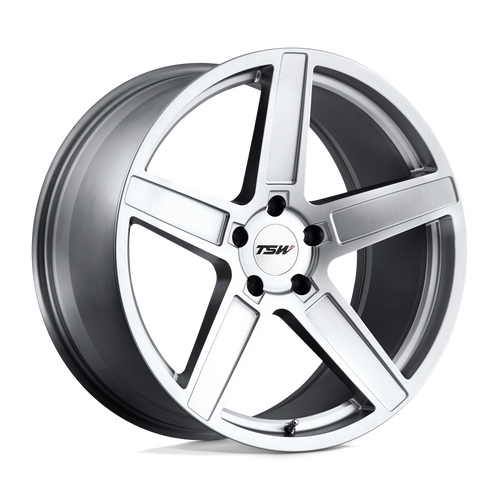 TSW ASCENT 5X108 17X8 +40 MATTE TITANIUM SILVER