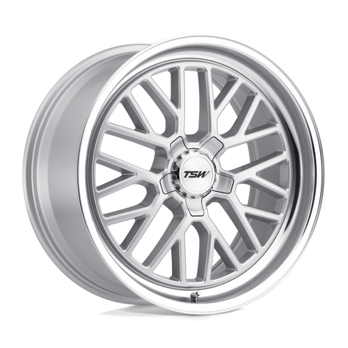 TSW HOCKENHEIM S 5X114.3 17X8 +40 SILVER W/ MIRROR CUT LIP