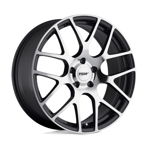 TSW NURBURGRING 5X105 17X8 +40 GUNMETAL W/ MIRROR CUT FACE