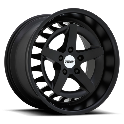 TSW DEGNER 5X112 18X8.5 +20 SEMI GLOSS BLACK