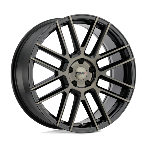 TSW MOSPORT 5X114.3 18X8.5 +20 MATTE BLACK W/ MACHINE FACE & DARK TINT