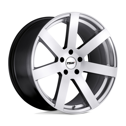 TSW BARDO 5X100 19X8 +35 HYPER SILVER