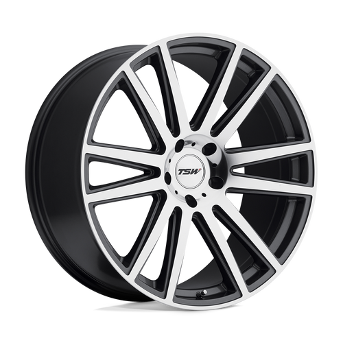 TSW GATSBY 5X120 20X10 +37 GUNMETAL W/ MIRROR-CUT FACE