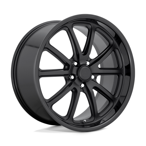 US Mag 1PC U123 RAMBLER 5X127 18X8 +1 GLOSS BLACK MATTE BLACK