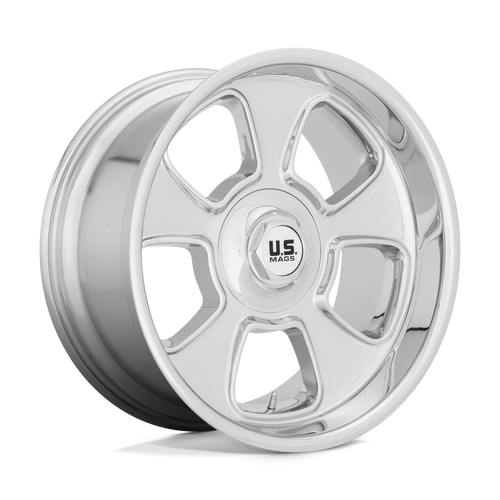 US Mag 1PC U126 BOULEVARD 5X120.65/5X127 20X9.5 +1 CHROME PLATED