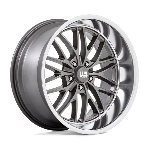 US Mag 1PC U139 SANTA CRUZ 5X127 20X8.5 +6 ANTHRACITE WITH DIAMOND CUT LIP