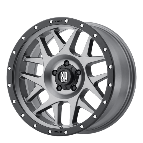 XD XD127 BULLY 5X150 20X9 +18 MATTE GRAY BLACK RING