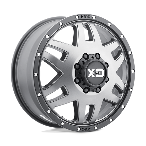 XD XD130 MACHETE DUALLY 8X165.1 20X8.25 -198 MATTE GRAY BLACK RING