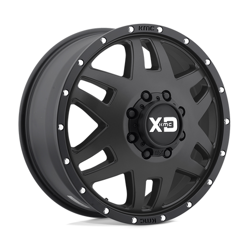 XD XD130 MACHETE DUALLY 8X165.1 20X8.25 +127 SATIN BLACK WITH REINFORCING RING