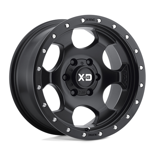 XD XD131 RG1 6X120 17X8.5 +25 SATIN BLACK WITH REINFORCING RING