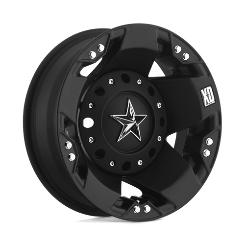 XD XD775 ROCKSTAR 8X165.1 16X6 -134 MATTE BLACK - REAR