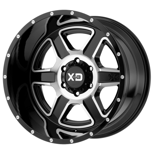 XD XD832 FUSION 6X114.3 20X9 +18 GLOSS BLACK MACHINED