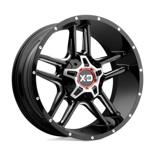 XD XD839 CLAMP 5X127/5X139.7 20X10 -18 GLOSS BLACK MILLED