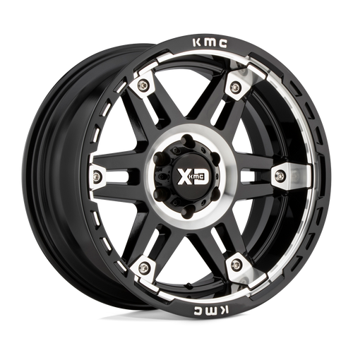 XD XD840 SPY II 6X139.7 20X10 -18 GLOSS BLACK MACHINED