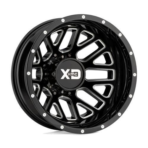 XD XD843 GRENADE DUALLY 8X210 17X6.5 -155 GLOSS BLACK MILLED - REAR