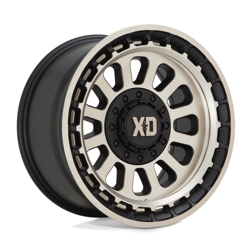XD XD856 OMEGA BLANK 17X9 +0 SATIN BLACK WITH BRONZE TINT