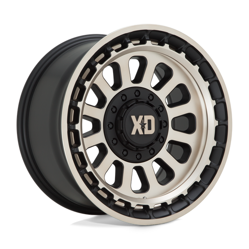 XD XD856 OMEGA BLANK 17X9 +18 SATIN BLACK WITH BRONZE TINT