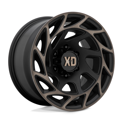 XD XD860 ONSLAUGHT 8X165.1 20X10 -18 SATIN BLACK WITH BRONZE TINT