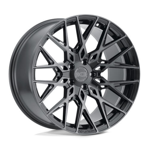 XO PHOENIX 5X112 20X10.5 +30 GUNMETAL W/ BRUSHED GUNMETAL FACE