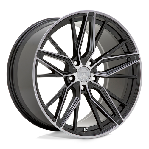 XO ZURICH 5X120 20X10.5 +25 GLOSS BLACK W/ MACHINED GLOSS DARK TINT