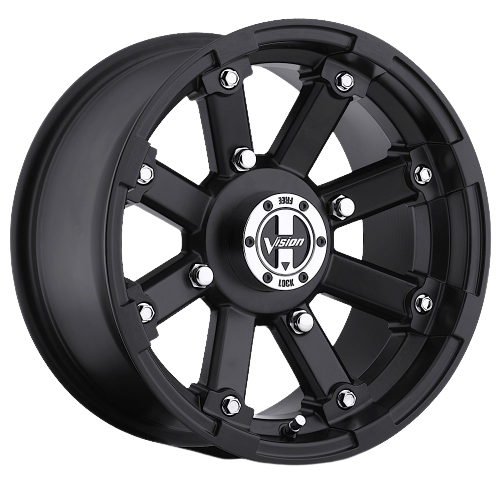 Vision ATV 393 Lock Out 4x110 12x7+2 Matte Black