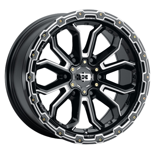 Vision Off-Road 405 Korupt 5x127 20x10-25 Gloss Black Milled Spoke