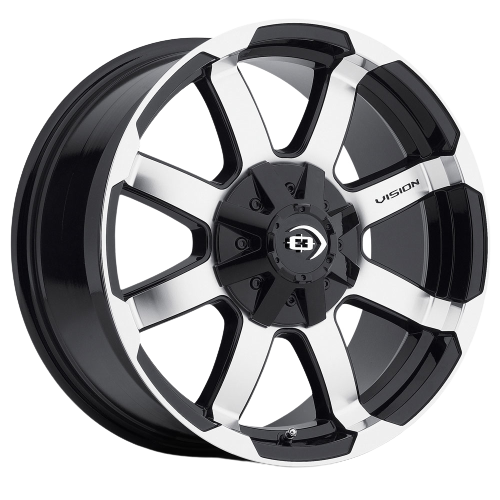 Vision Off-Road 413 Valor 5x139.7 16x8+0 Gloss Black Machined Face