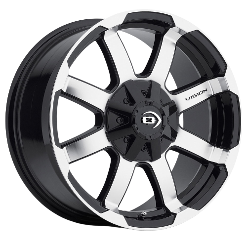 Vision Off-Road 413 Valor 5x114.3 17x8.5+0 Gloss Black Machined Face