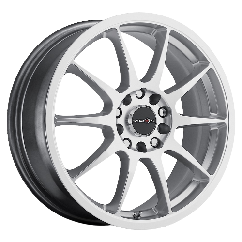 Vision Street-Designs 425 Bane 4x100 16x7+38 Hyper Silver