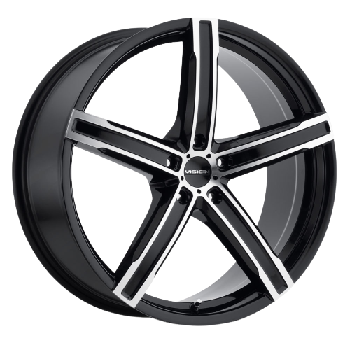 Vision Street-Designs 469 Boost 5x100 15x6.5+38 Gloss Black Machined Face