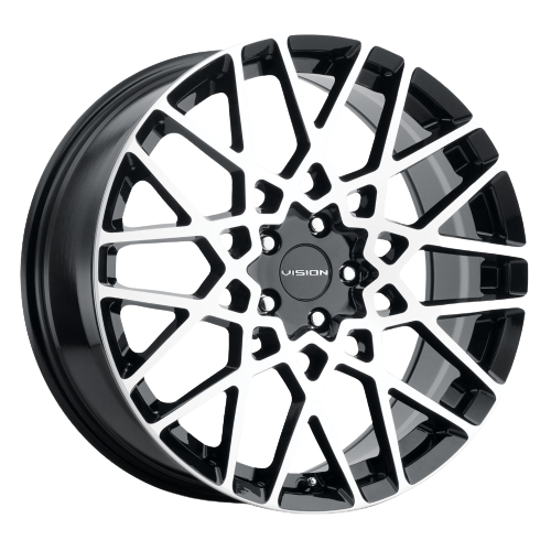 Vision Street-Designs 474 Recoil 5x114.3 18x8+38 Gloss Black Machined Face