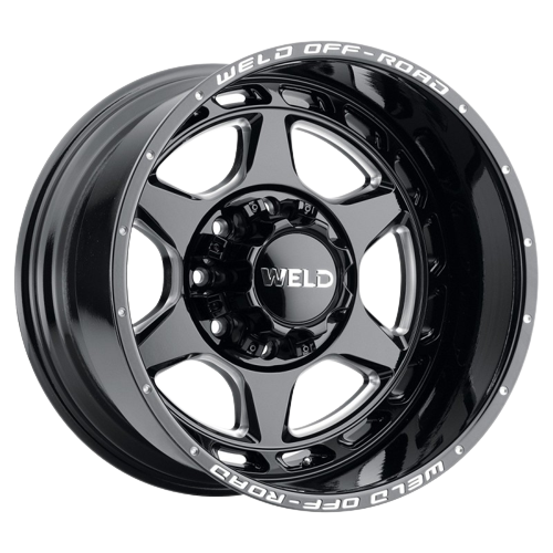 WELD Off-Road Aragon 8x180 20x10 -18 Gloss Black/Milled