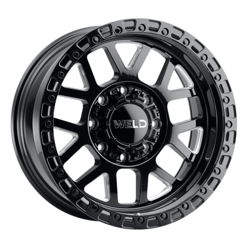 WELD Off-Road Cinch 5x127 20x10 -18 Gloss Black/Milled / Gloss Black