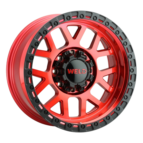 WELD Off-Road Cinch 5x139.7 20x10 -18 Candy RED / Satin Black