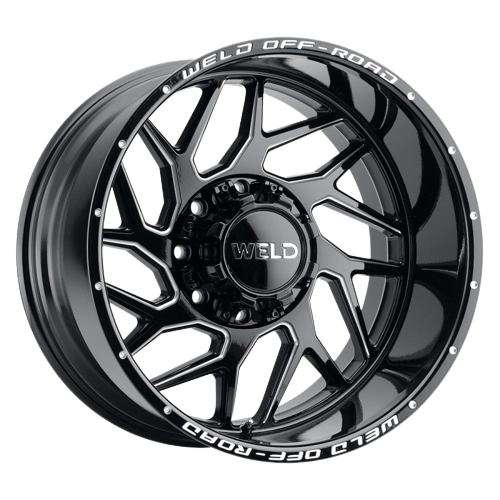 WELD Off-Road Fulcrum 8x170 20x10 -18 Gloss Black/Milled