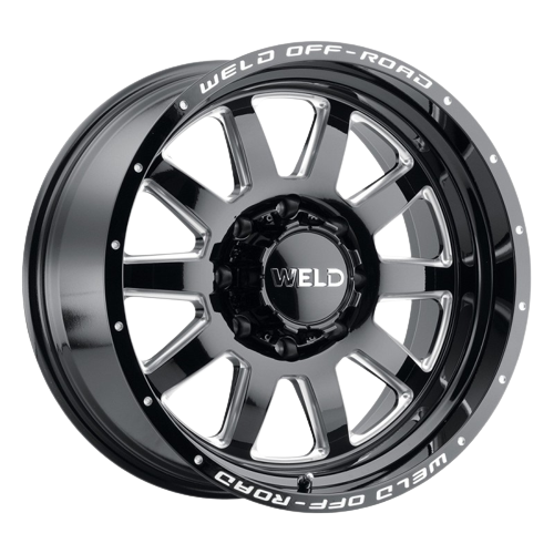 WELD Off-Road Stealth 8x180 20x10 -18 Gloss Black/Milled