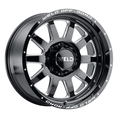 WELD Off-Road Stealth 8x165.1 20x10 -18 Gloss Black/Milled