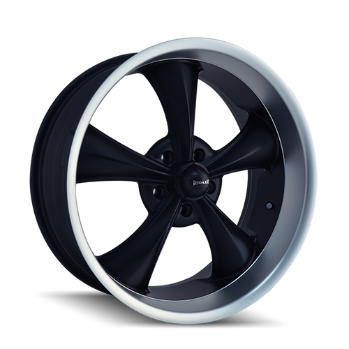 Ridler Type 695 5x120.65 20x10+0 Matte Black/Machined Lip