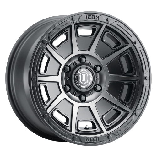 Icon Alloys VICTORY 6x120 17x8.5+0 SMK Satin Black