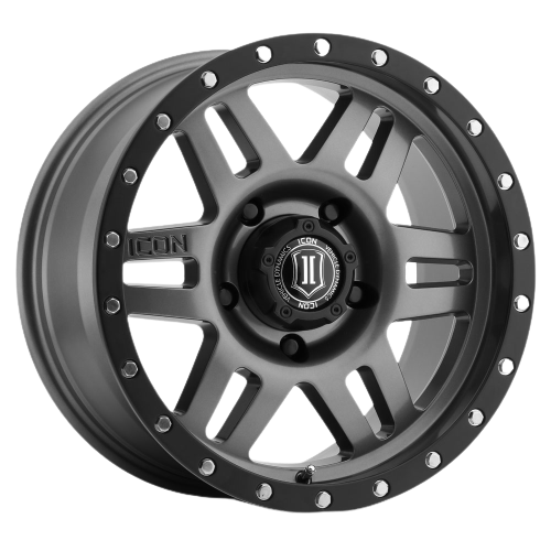 Icon Alloys SIX SPEED 5x127 17x8.5-6 GUN METAL