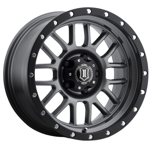 Icon Alloys ALPHA 6x135 17x8.5+6 GUN METAL