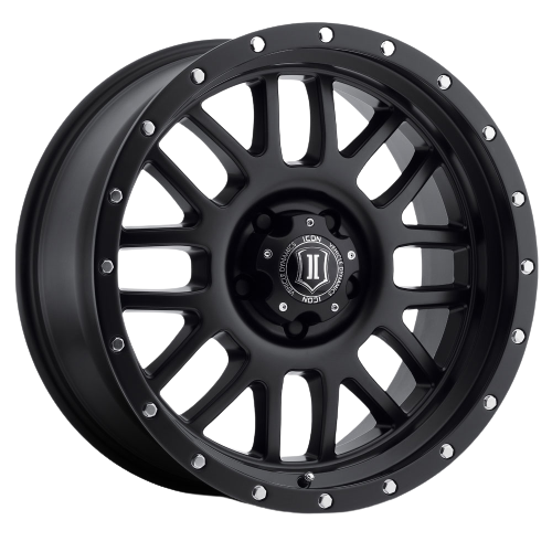 Icon Alloys ALPHA 8x180 20x9+12 Satin Black