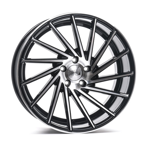 Axe ZX1 5x120 19X8.5+40 BLACK AND POLISHED FACE