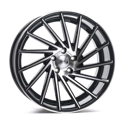 Axe ZX1 5x120 20X8.5+40 BLACK AND POLISHED FACE