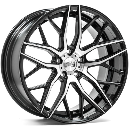 Axe ZX11 5x114 20X8.5+40 BLACK AND POLISHED FACE