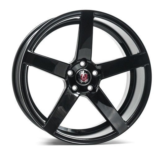 Axe EX18 5x112 20X10.5+42 BLACK AND POLISHED FACE